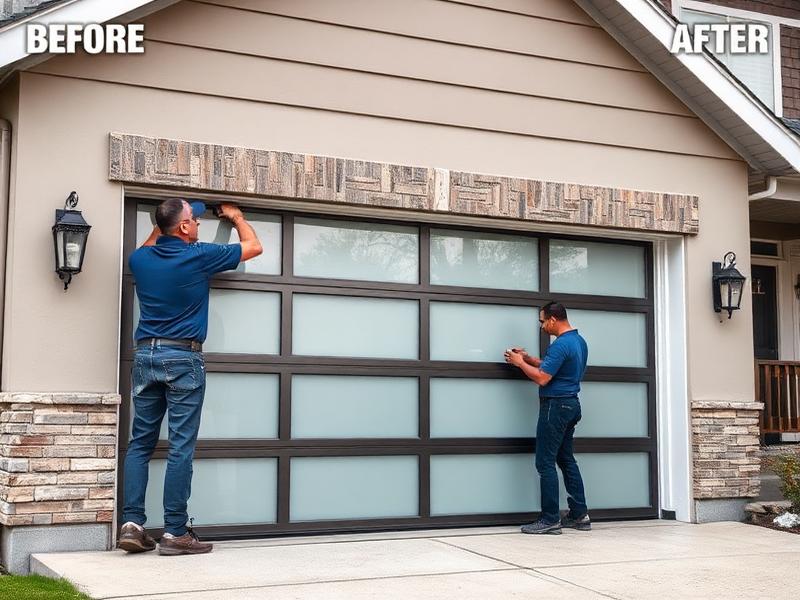 Professional garage door installation service in Randolph
