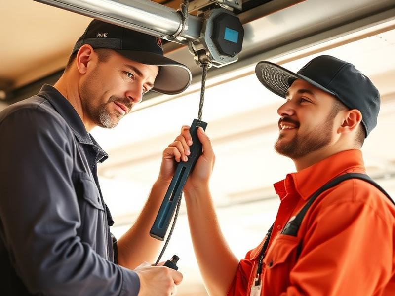 Garage Door Randolph technicians providing professional service